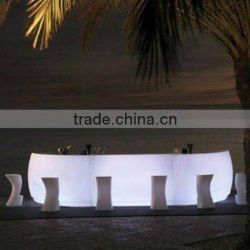 Fashionable furniture&plastic bar counter//LED chair furniture/home furniture/plastic bar furniture