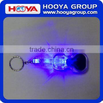 12pcs Violin Shape LED Light Key Chains