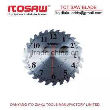 Saw Blade Clock