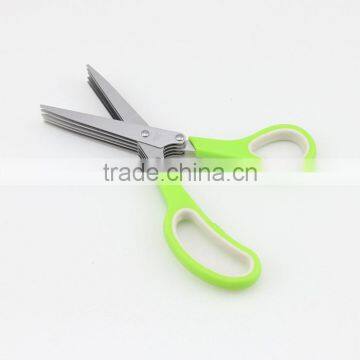 Multipurpose Kitchen Utensil Five Blades Scissors Culinary Herb Shears photo-6