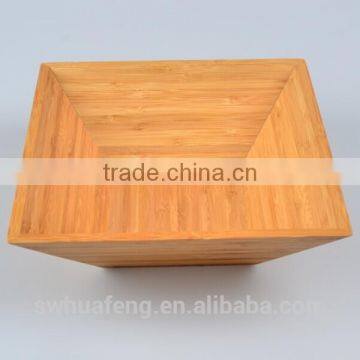 2016 NEW design square bamboo salad bowl