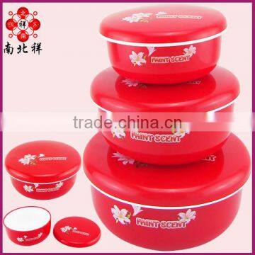 Food grade KitchenPlastic Salad Bowl /Soup Bowl Set With Lid