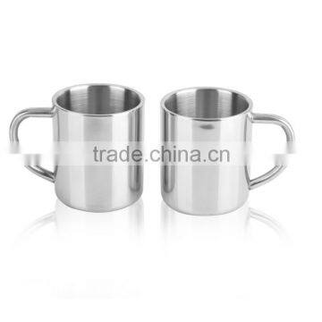 14 Oz Double Walled Insulated Tea Cup Desk Mug Stainless Steel Coffee Mug photo-2