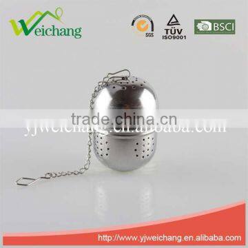 WCTS178A Good quality Hot sale Stainless Steel funny shape Tea Ball Tea Infuser with chain