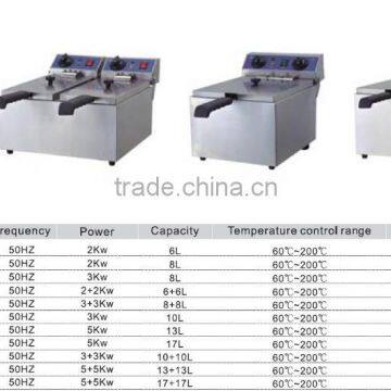 Professional Deep Fryer/1 Tank 2 Basket Deep Fryer/industrial Electric Fryer EF-481C photo-4