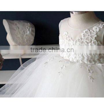 Baby Girl Pageant Wedding Dresses Infant Princess Little Girls 1 Year Birthday Party Dress Newborn Christening Dresses For Girls photo-5