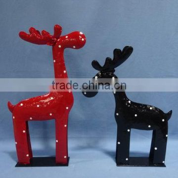 Iron HandMade Artifical Dollarma Craft Cheapest Reliable Golden Supplier Deer Christmas HXM5B601-6