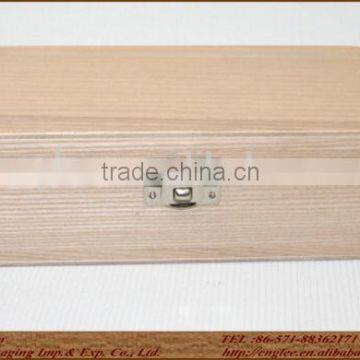 Handmade Natural Recycle Wooden Jewelry Box Wooden Keepsake Case photo-3