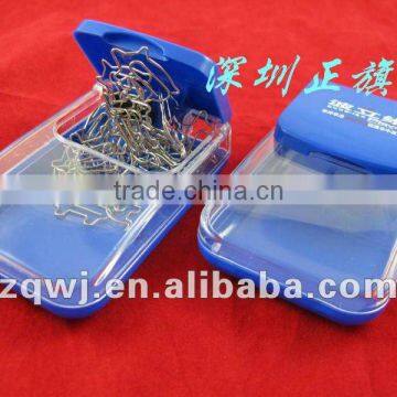 Magnetic paper clip holder Office binding supplies, Metal paper clip factory