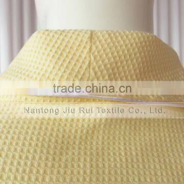 Yellow Unisex Soft Long Robes Nightwear Thick Winter Pajamas Waffle Robe Women Cotton Spa Shower Homewear photo-3