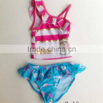 2013 HOT SALES TWO PC GIRLS SWIMWEAR