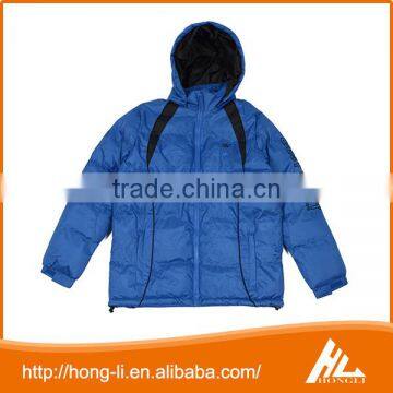 Custom brand mens windproof ultralight comfy filled cotton coat jacket for winter