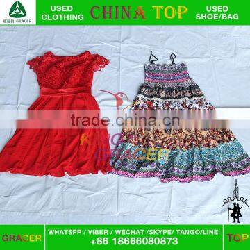 Korea Style Summer Fashion Mixed Dress Stocklot,used Clothing Used Dress