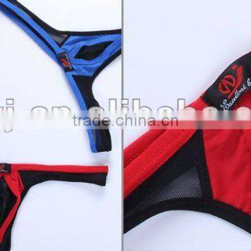 2012sexy color matching G-string for men ,high quality and transparent G-string