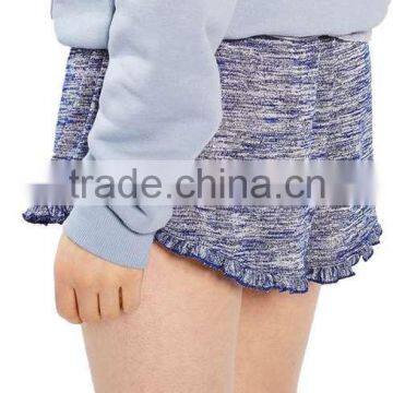 MGOO Newest Hot Sexy Girls Short Pants Angled Hemlines With Ruffle Trim Women Sport Wear Running Shorts photo-3