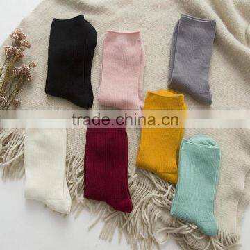 Zm53126a 2017 Hot Sale Women High Ankle Indoor Socks Wholesale photo-2