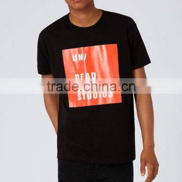 China Supplier Men Cotton Front Screen Printing/Plastic Printing T Shirts photo-2