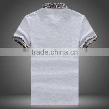 Custom Popular Cheap Soft Men's Stand Collar Cotton Short Sleeve Men T Shirt Camisa Polo Shirts Wholesale photo-3