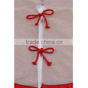 Hot Sale Fashion Ruffle Burlap Tree Skirt photo-3