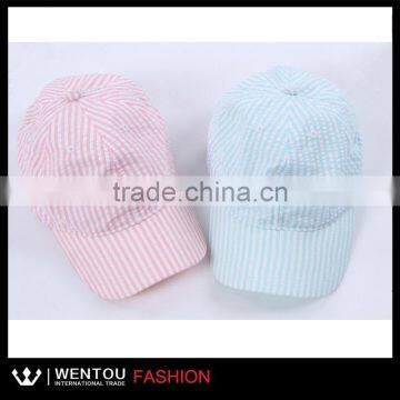 Wholesale Hot Sale Seersucker Promotional Baseball Cap