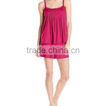 Nightwear Women's Short Pajama Set Wholesale Ladies Pyjamas Sleepwear Custom Sexy Pijamas Dress photo-6