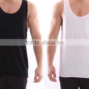 Top Sale Cheap White/black Tank Top Custom High Quality Men Gym Tank Top With Your Logo photo-3