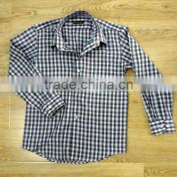 cotton boy plaids shirt