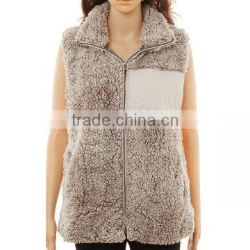 FACTORY Wholesale Hot Selling Woman Fleece Vests photo-2