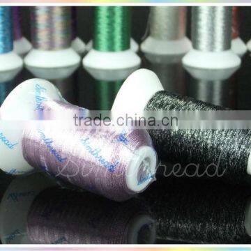 Metallic Yarn Machine Embroidery Thread High Luster, Strong Strength photo-3
