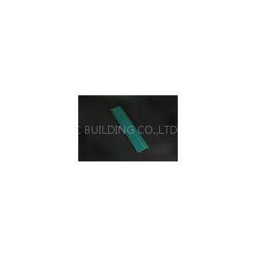 Green Casement PVC Window Frames / Vinyl Window Extrusions Glossy Surface
