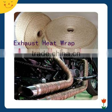 Motorcycle universal high temperature woven exhaust heat wrap