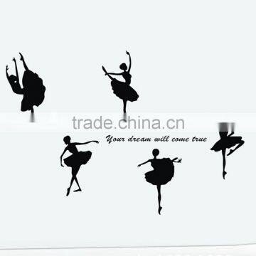 Ballerina Your Dream Inspirational Decal Wall Decor Quote Vinyl Art Sticker