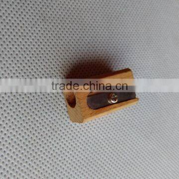 Eco-Friendly Unique Natural Customized Single Hole Wooden Sharpener photo-5