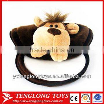 HIGH quality customized cute monkey shaped plush CD bag