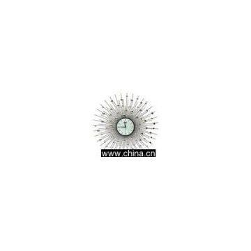 Modern Art Wall Decor Aluminum Clock