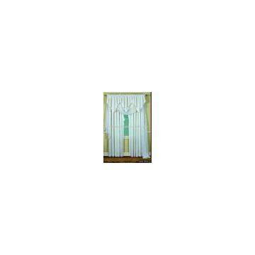 towel embroidery voile panel with satin lining