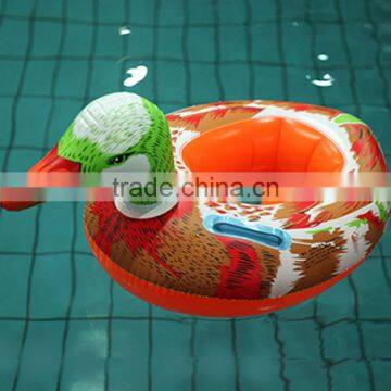 The new 2014 baby swim ring The duck pattern by PVC inflatable boat