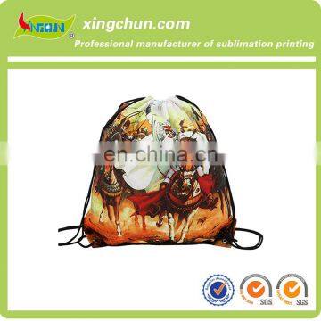 Cheap custom promotional drawstring bags