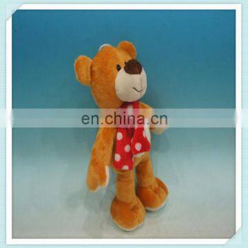 WMR-3427 Bear Plush Toys with Scarf / Animal toys