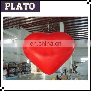 inflatable red heart balloon for decoration