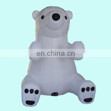 commercial grade white inflatable bear