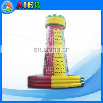 outdoor or indoor inflatable game type New giant inflatable climbing wall