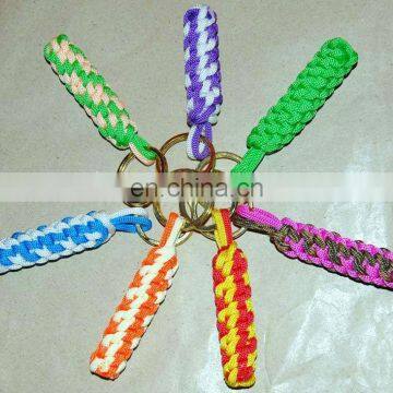 Braided Rope Keychain cotton rope keychain promotional keychain