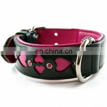 Long heavy Leather dog leash and Collars