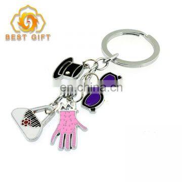 Custom Creative 2D Design Painted Many Colors Strap Keychains photo-2