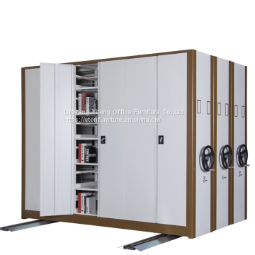 Elegant High Density Office Filing Cabinet Mechanical Mobile Shelving Storage System photo-2