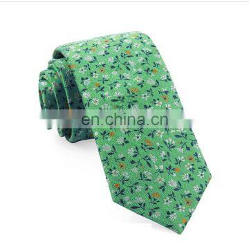 Floral Jacquard of Hand Made Mens Silk Tie photo-3