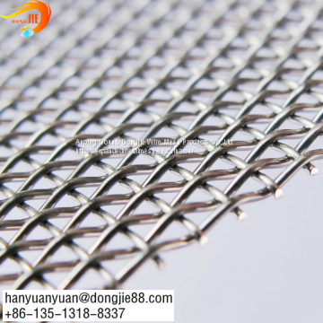 Factory mine sieving sand vibrating screen crimp wire mesh