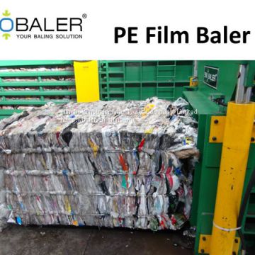 PE Film Baler in Polyethylene Film Recycling