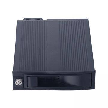 Aluminum 3.5in SATA Tray-less Mobile Rack Hot Swap Drive Bay Internal Hdd Enclsoure